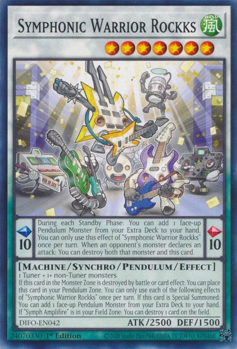 Image for Symphonic Warrior Rockks (DIFO-EN042) (DIFO) - YuGiOh