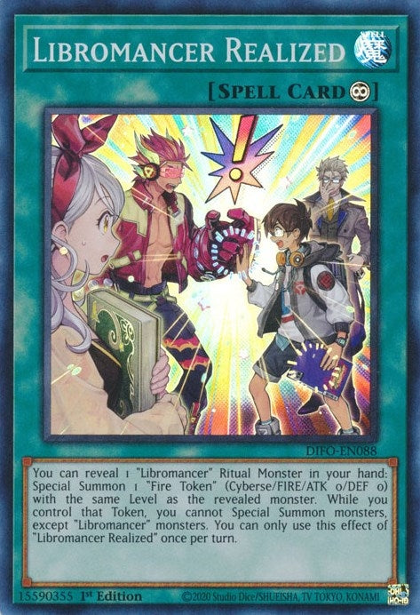 Image for Libromancer Realized (DIFO-EN088) (DIFO) - YuGiOh
