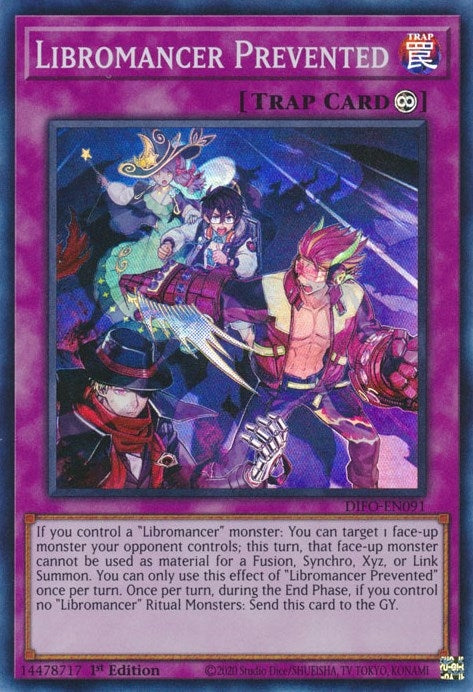 Image for Libromancer Prevented (DIFO-EN091) (DIFO) - YuGiOh