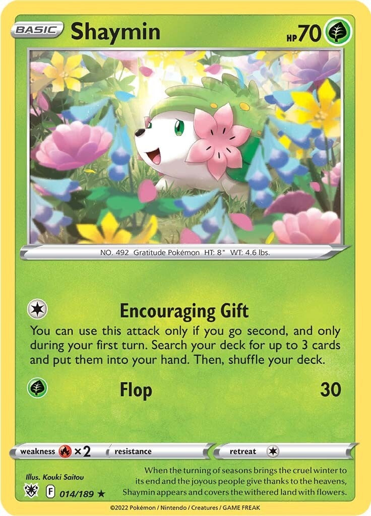 Image for Shaymin (014/189) (SWSH10) - Pokemon