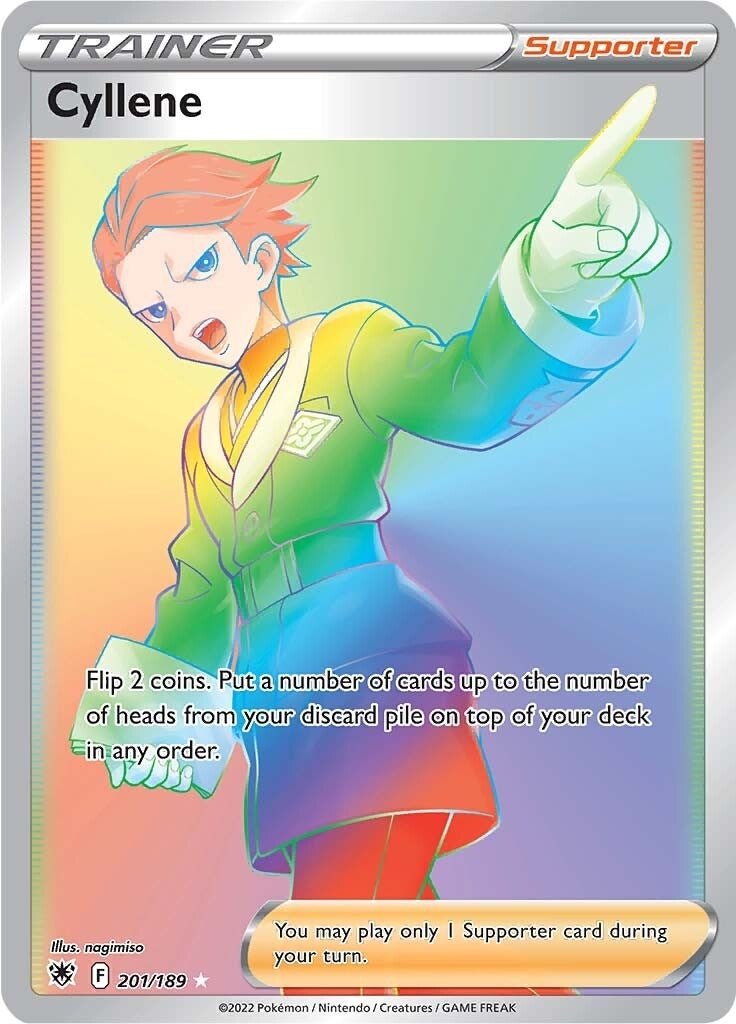 Image for Cyllene (Secret) (201/189) (SWSH10) - Pokemon