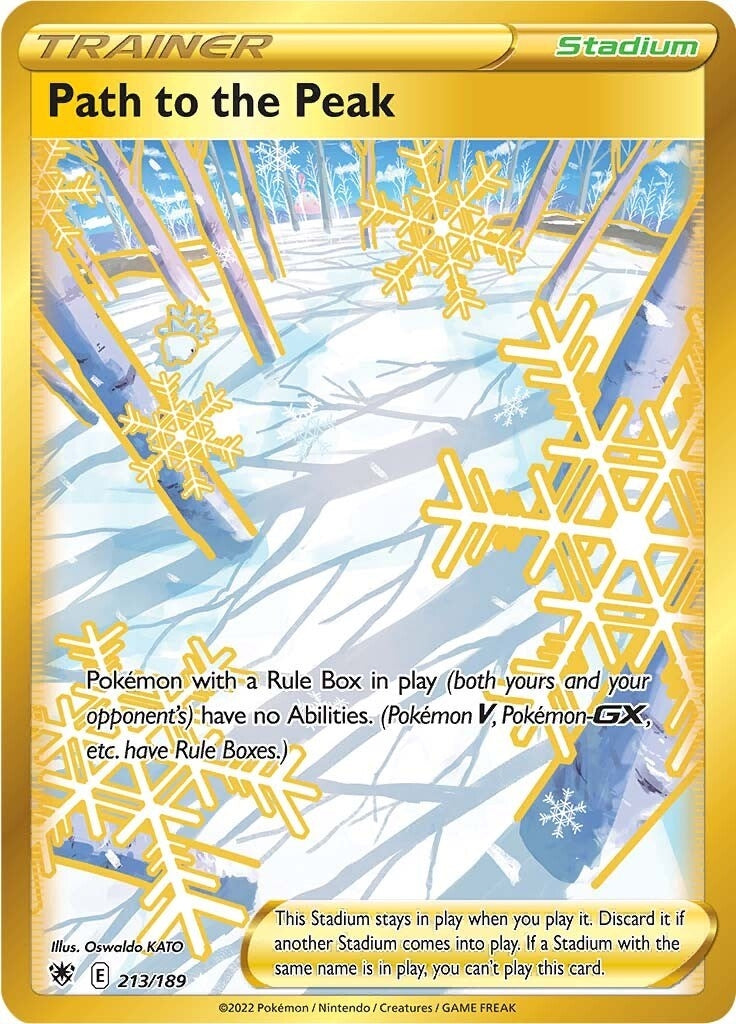 Image for Path to the Peak (Secret) (213/189) (SWSH10) - Pokemon