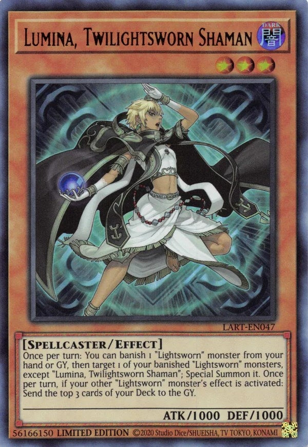 Image for Lumina, Twilightsworn Shaman (LART-EN047) (LART) - YuGiOh