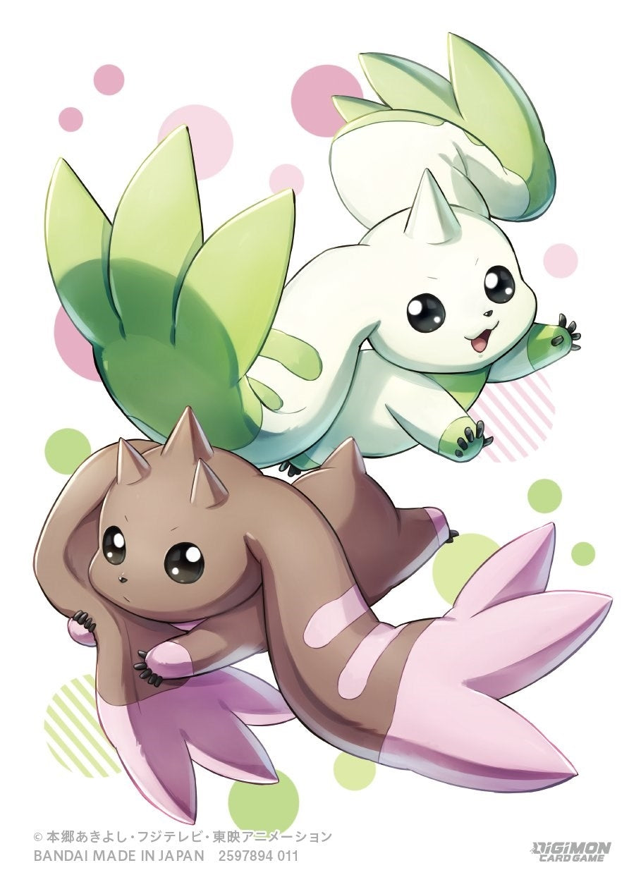 Image for Digimon Card Game Official Sleeves - Digimon Terriermon and Lopmon Card Sleeves 2021 (60-Pack) - Card Sleeves