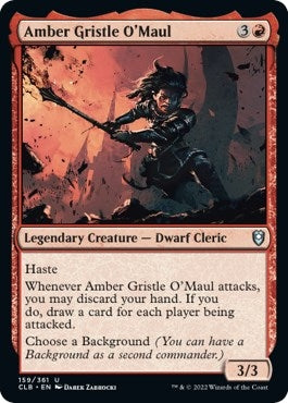 Image for Amber Gristle O'Maul (159) (Commander Legends: Battle for Baldur's Gate) - Magic: The Gathering