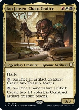 Image for Jan Jansen, Chaos Crafter (277) (Commander Legends: Battle for Baldur's Gate) - Magic: The Gathering