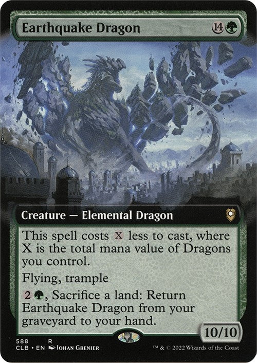 Image for Earthquake Dragon (Extended Art) (588) (Commander Legends: Battle for Baldur's Gate) - Magic: The Gathering