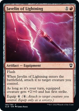 Image for Javelin of Lightning (185) (Commander Legends: Battle for Baldur's Gate) - Magic: The Gathering
