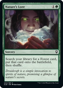 Image for Nature's Lore (244) (Commander Legends: Battle for Baldur's Gate) - Magic: The Gathering