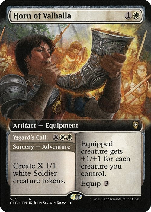 Image for Horn of Valhalla (Extended Art) (555) (Commander Legends: Battle for Baldur's Gate) - Magic: The Gathering