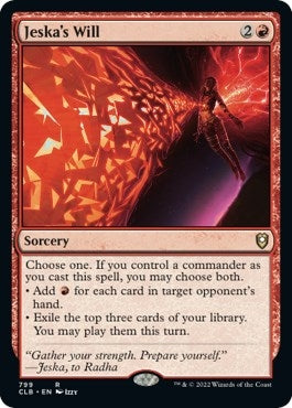 Image for Jeska's Will (799) (Commander Legends: Battle for Baldur's Gate) - Magic: The Gathering
