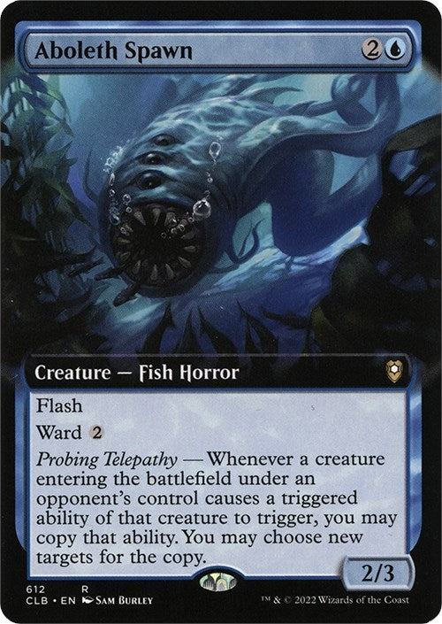 Image for Aboleth Spawn (Extended Art) (612) (Commander Legends: Battle for Baldur's Gate) - Magic: The Gathering