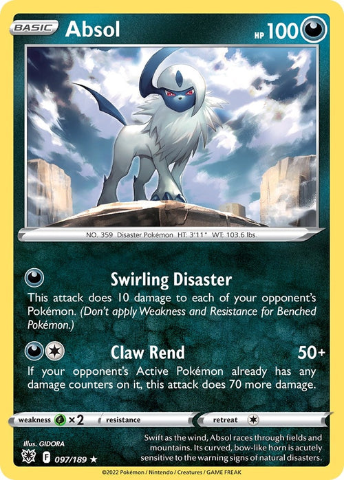 Image for Absol (097/189) (PR) - Pokemon