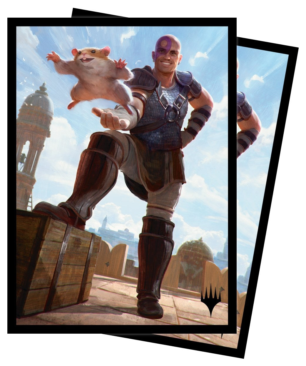 Image for Battle for Baldur's Gate Minsc & Boo (V2) Standard Deck Protector sleeves for Magic (100-Pack) - Card Sleeves