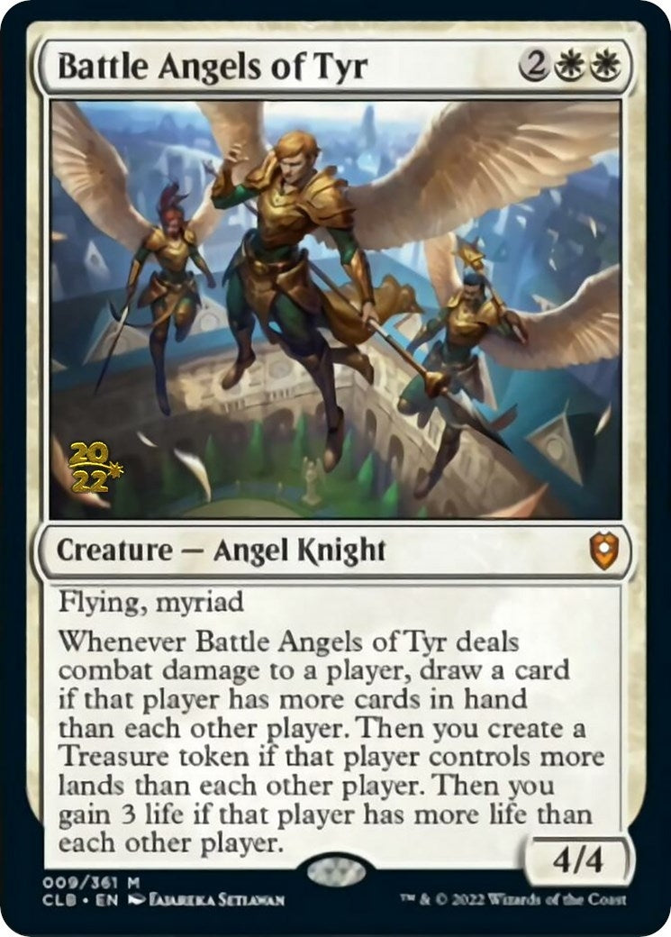 Image for Battle Angels of Tyr (9) (Prerelease Cards) - Magic: The Gathering