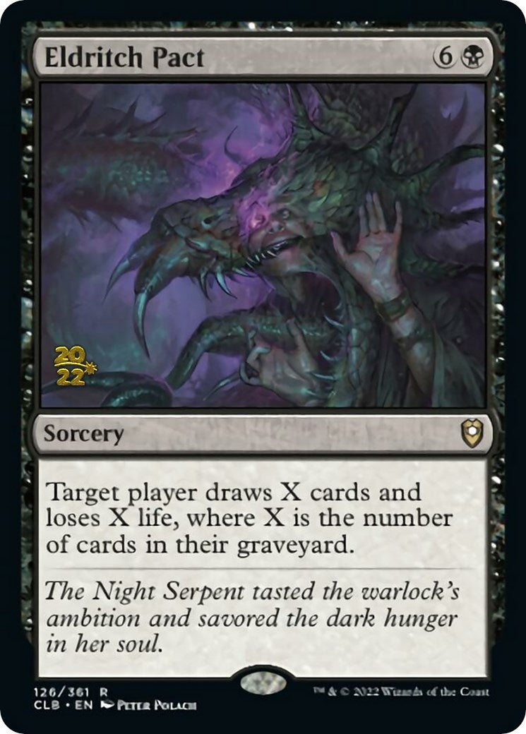 Image for Eldritch Pact (126) (Prerelease Cards) - Magic: The Gathering