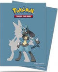 Image for Standard Deck Protector Sleeves for Pokemon - Lucario (65-Pack) - Card Sleeves
