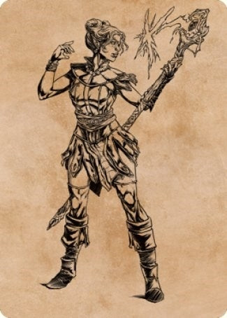 Image for Neera, Wild Mage Art Card (74) (Commander Legends: Battle for Baldur's Gate) - Magic: The Gathering
