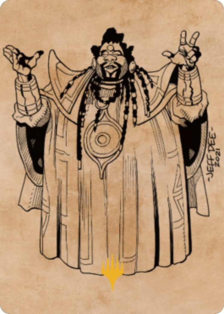 Image for Alaundo the Seer Art Card (Gold-Stamped) (61) (Commander Legends: Battle for Baldur's Gate) - Magic: The Gathering