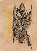 Image for Ancient Brass Dragon Art Card (49/81) (Gold-Stamped Signature) (49) (Commander Legends: Battle for Baldur's Gate) - Magic: The Gathering