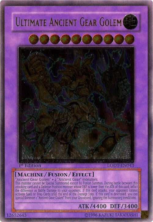 Image for Ultimate Ancient Gear Golem (UTR) (LODT-EN043) (LODT) - YuGiOh