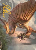 Image for Ancient Gold Dragon Art Card (28/81) (Gold-Stamped Signature) (28) (Commander Legends: Battle for Baldur's Gate) - Magic: The Gathering