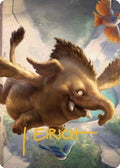 Image for Hollyphant Art Card (Gold-Stamped Signature) (18) (Commander Legends: Battle for Baldur's Gate) - Magic: The Gathering