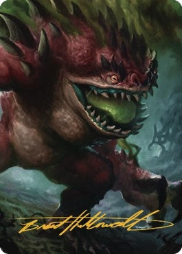 Image for Hezrou Art Card (Gold-Stamped Signature) (17) (Commander Legends: Battle for Baldur's Gate) - Magic: The Gathering