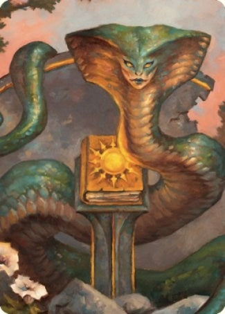 Image for Guardian Naga Art Card (16) (Commander Legends: Battle for Baldur's Gate) - Magic: The Gathering