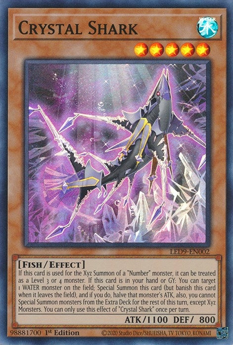 Image for Crystal Shark (LED9-EN002) (LED9) - YuGiOh