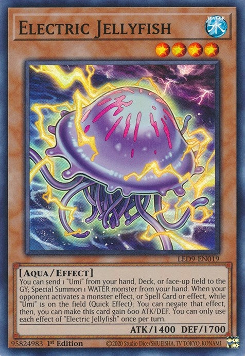 Image for Electric Jellyfish (LED9-EN019) (LED9) - YuGiOh