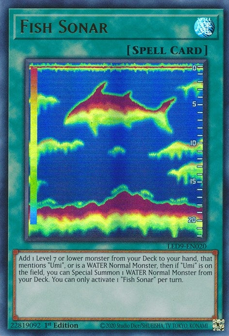 Image for Fish Sonar (LED9-EN020) (LED9) - YuGiOh