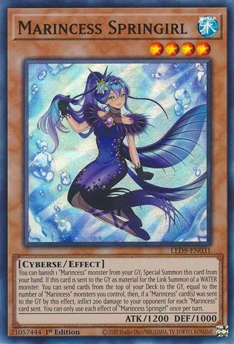 Image for Marincess Springirl (LED9-EN031) (LED9) - YuGiOh