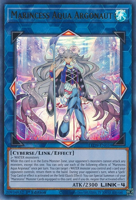 Image for Marincess Aqua Argonaut (LED9-EN034) (LED9) - YuGiOh