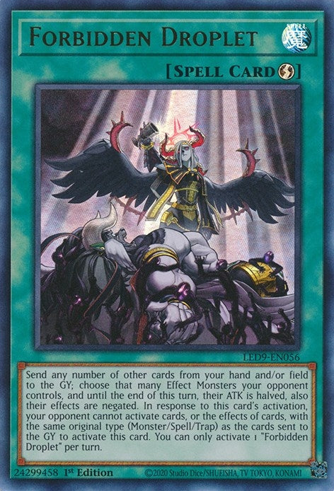 Image for Forbidden Droplet (LED9-EN056) (LED9) - YuGiOh