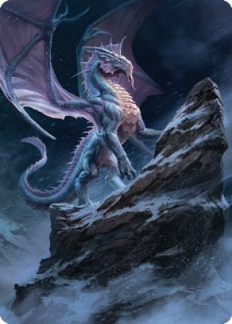 Image for Ancient Silver Dragon Art Card (6/81) (6) (Commander Legends: Battle for Baldur's Gate) - Magic: The Gathering