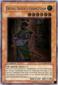 Image for Enishi, Shien's Chancellor (UTR) (GLAS-EN032) (GLAS) - YuGiOh