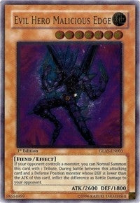 Image for Evil HERO Malicious Edge (UTR) (GLAS-EN003) (GLAS) - YuGiOh