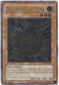 Image for Gladiator Beast Torax (UTR) (GLAS-EN081) (GLAS) - YuGiOh