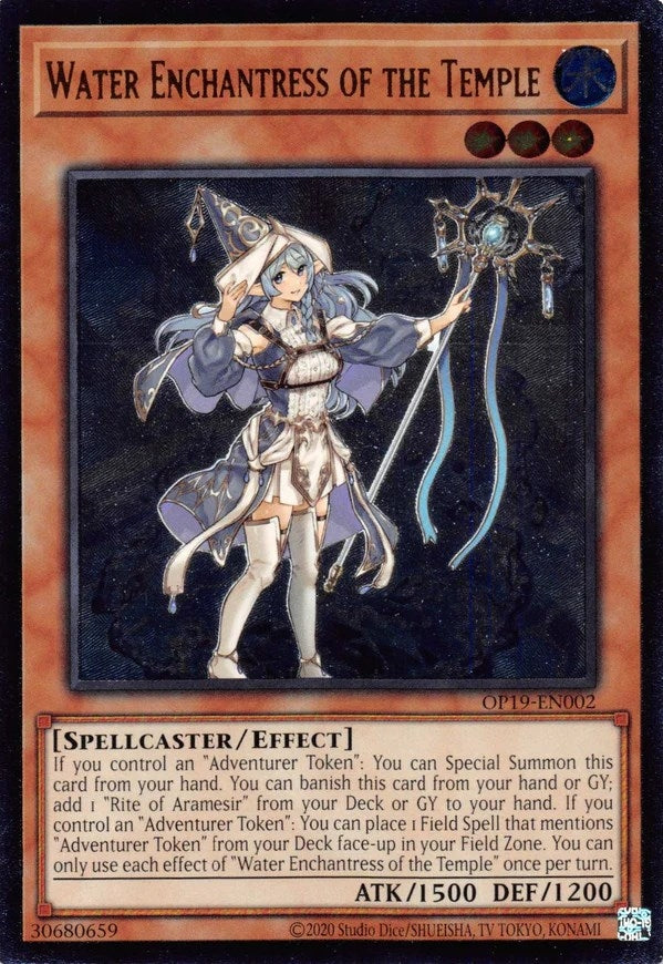 Image for Water Enchantress of the Temple (UTR) (OP19-EN002) (OP19) - YuGiOh