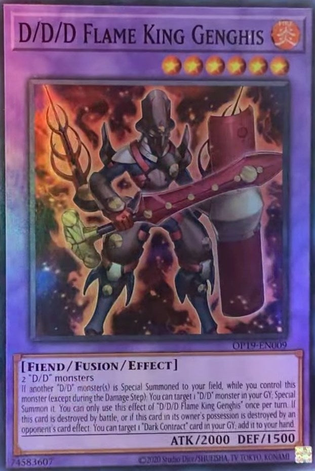 Image for D/D/D Flame King Genghis (OP19-EN009) (OP19) - YuGiOh