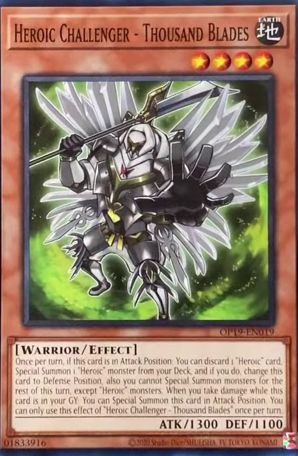 Image for Heroic Challenger - Thousand Blades (OP19-EN019) (OP19) - YuGiOh