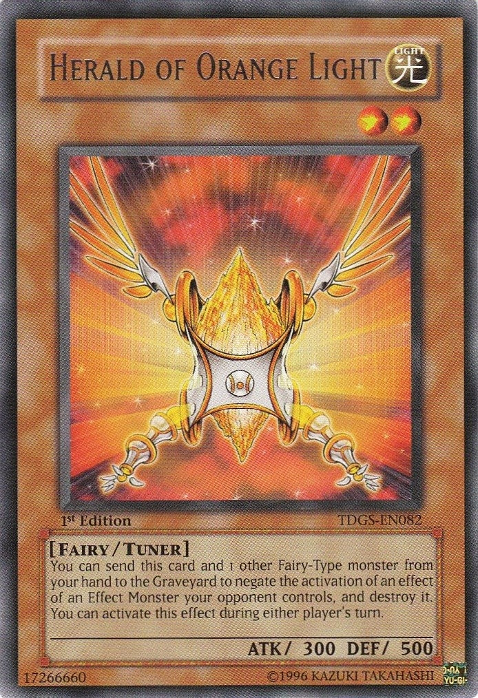 Image for Herald of Orange Light (TDGS-EN082) (TDGS) - YuGiOh