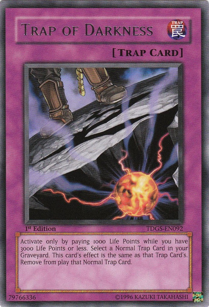 Image for Trap of Darkness (TDGS-EN092) (TDGS) - YuGiOh