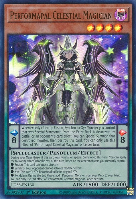 Image for Performapal Celestial Magician (LDS3-EN130) (LDS3) - YuGiOh