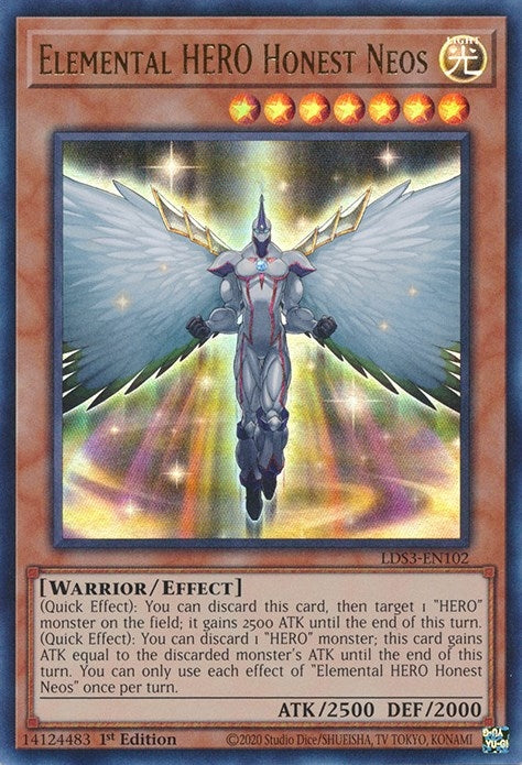 Image for Elemental HERO Honest Neos (LDS3-EN102) (LDS3) - YuGiOh