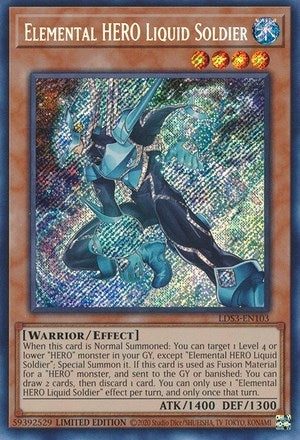 Image for Elemental HERO Liquid Soldier (LDS3-EN103) (LDS3) - YuGiOh