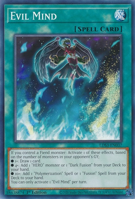 Image for Evil Mind (LDS3-EN037) (LDS3) - YuGiOh