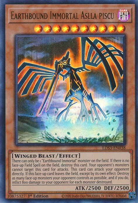 Image for Earthbound Immortal Aslla Piscu (LDS3-EN038) (LDS3) - YuGiOh