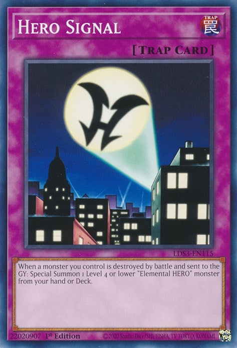 Image for Hero Signal (LDS3-EN115) (LDS3) - YuGiOh